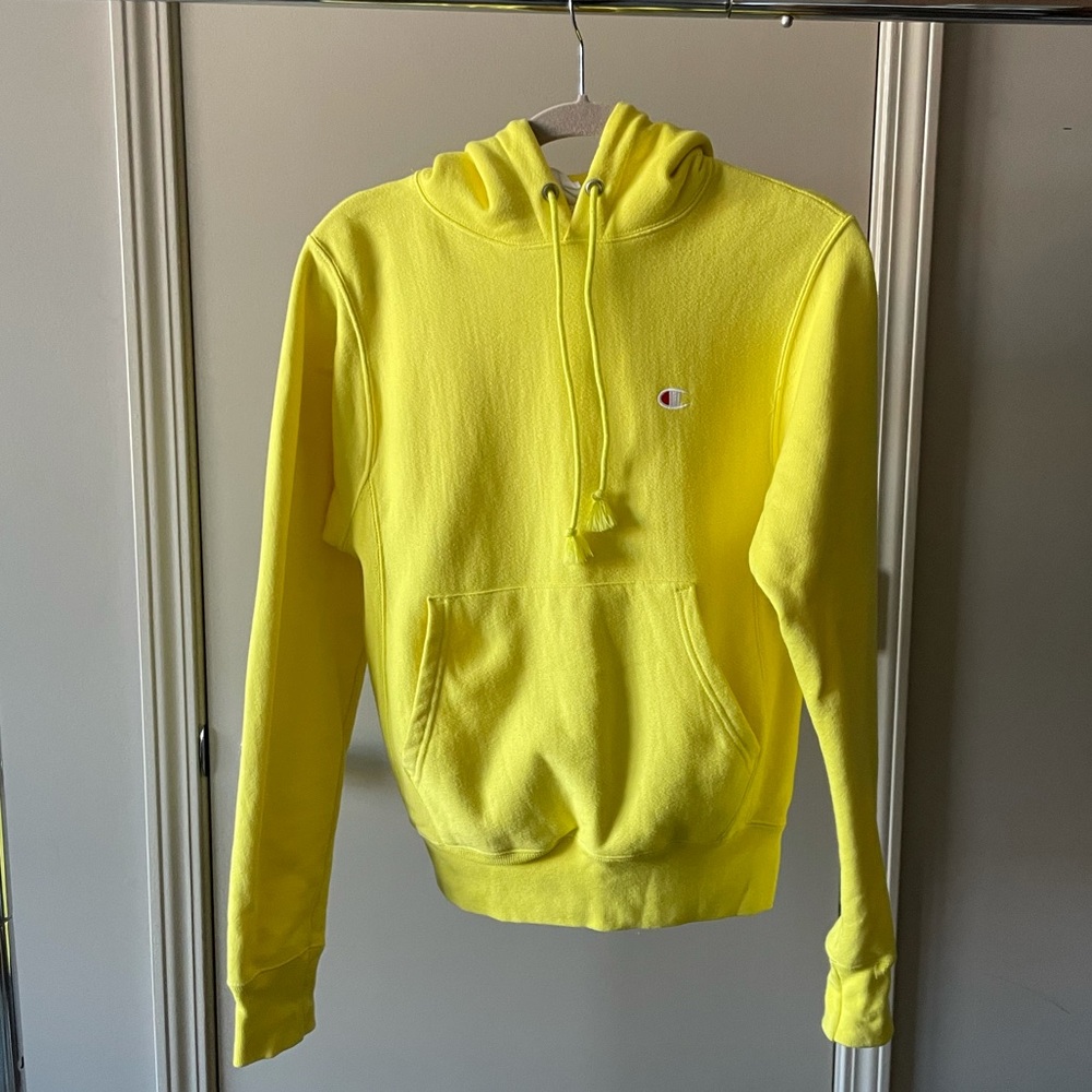 Champion Reverse Weave Sweatshirt - Yellow - XS
